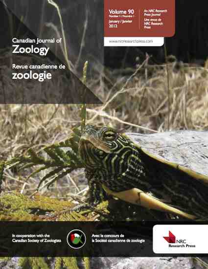 Cover Canadian Journal of Zoology