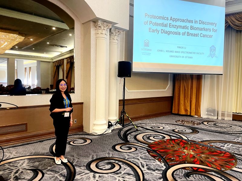 Yingxi (Cici) Li delivered an outstanding presentation at the ICASS 2024 conference in Niagara Falls