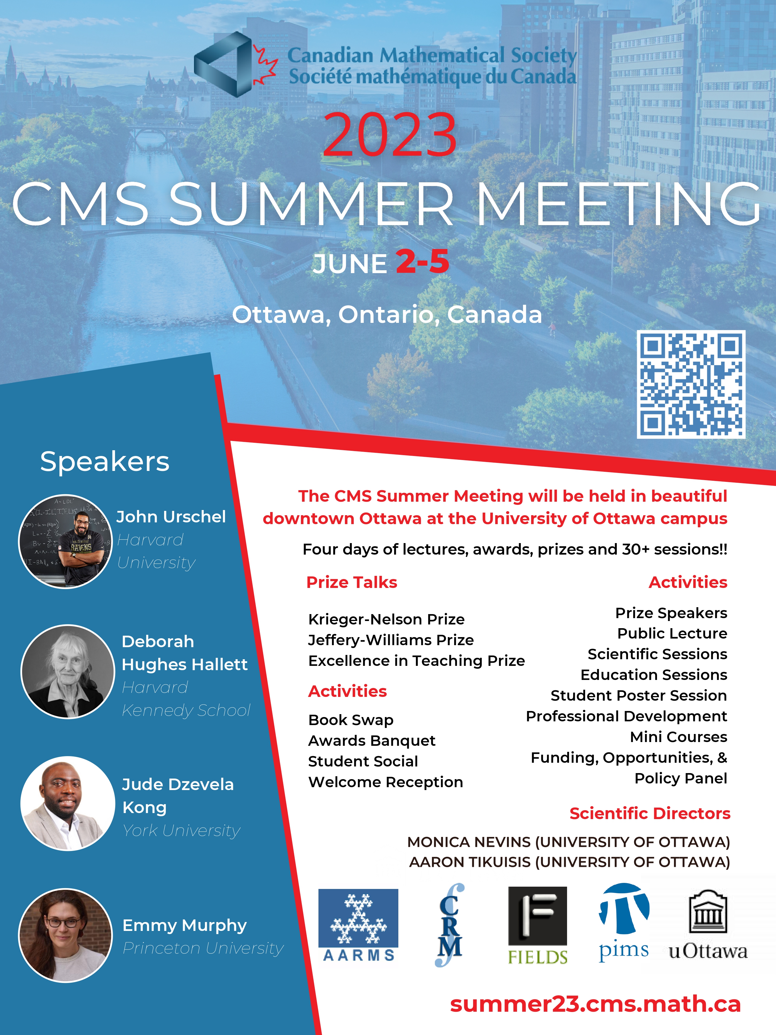 poster of the CMS 2023 summer meeting